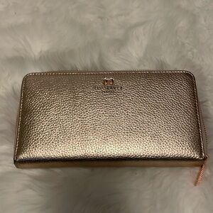 Ted Baker | Gold Zipper Wallet